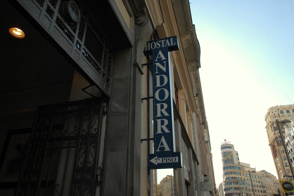 Hostal Andorra Madrid Exterior foto